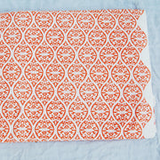 Natural Cotton Wooden Block Printed Dress Fabric